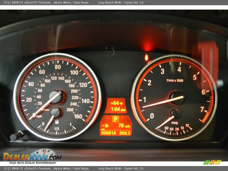2012 BMW X5 xDrive35i Premium Alpine White / Sand Beige Photo #26