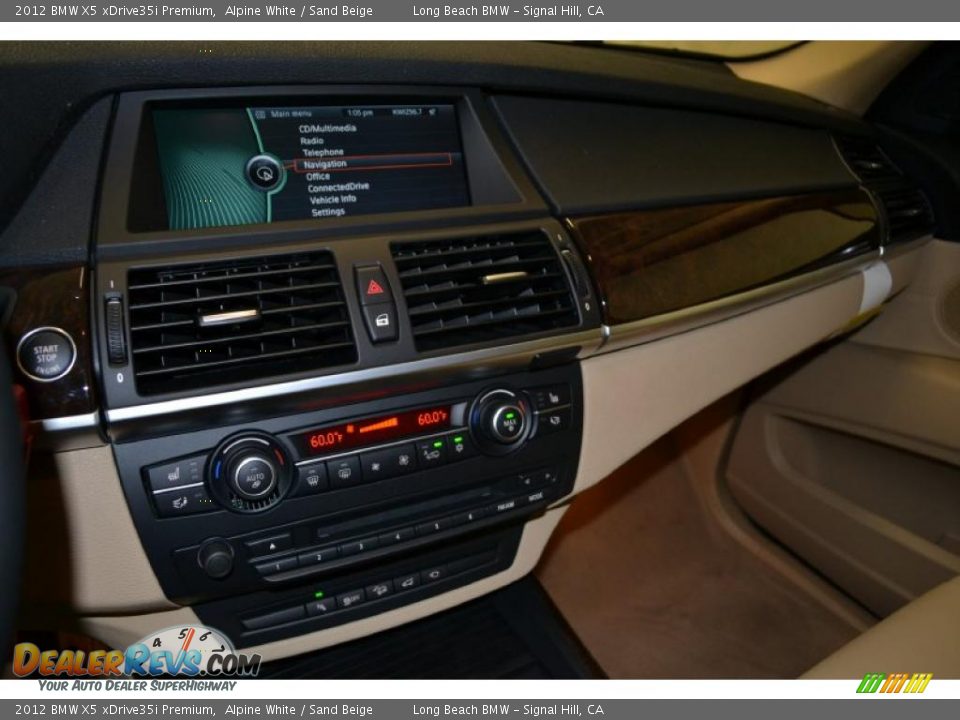 2012 BMW X5 xDrive35i Premium Alpine White / Sand Beige Photo #30