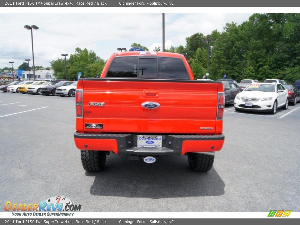 2011 Ford F150 FX4 SuperCrew 4x4 Race Red / Black Photo #4