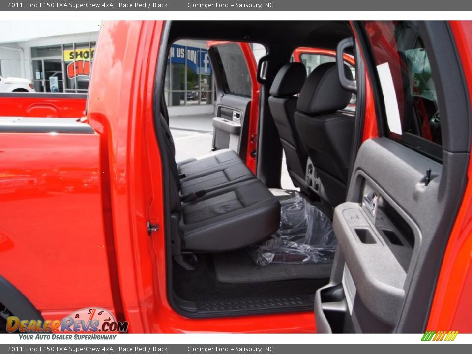 Black Interior - 2011 Ford F150 FX4 SuperCrew 4x4 Photo #13