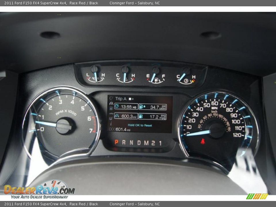 2011 Ford F150 FX4 SuperCrew 4x4 Gauges Photo #35