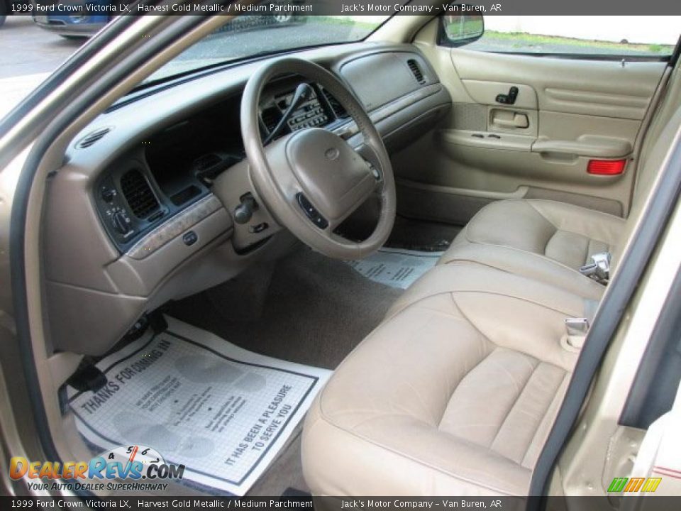 Medium Parchment Interior 1999 Ford Crown Victoria Lx