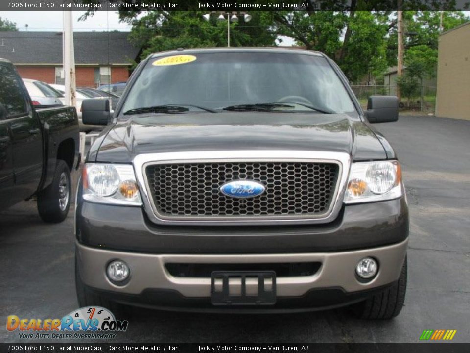 2006 Ford F150 Lariat SuperCab Dark Stone Metallic / Tan Photo #2