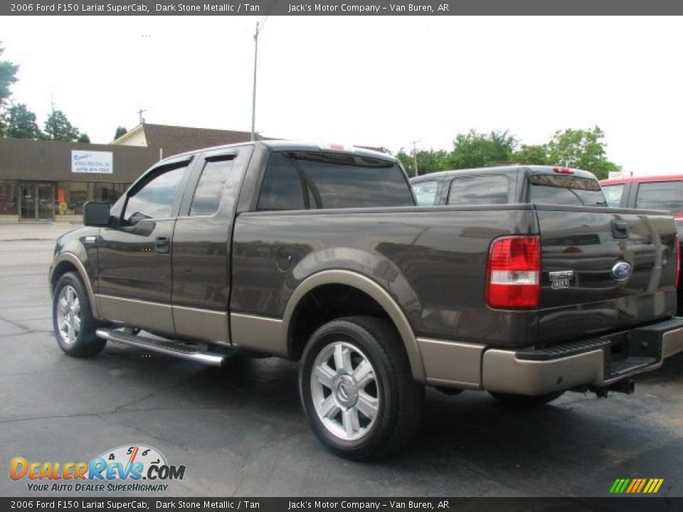 2006 Ford F150 Lariat SuperCab Dark Stone Metallic / Tan Photo #3