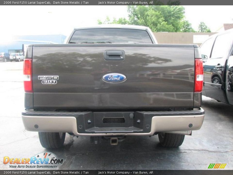 2006 Ford F150 Lariat SuperCab Dark Stone Metallic / Tan Photo #4