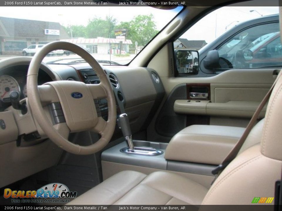 Tan Interior - 2006 Ford F150 Lariat SuperCab Photo #8