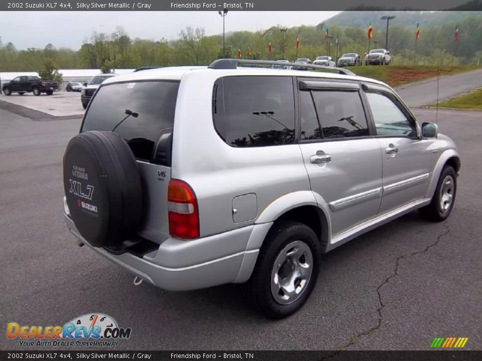 2002 Suzuki XL7 4x4 Silky Silver Metallic / Gray Photo #6