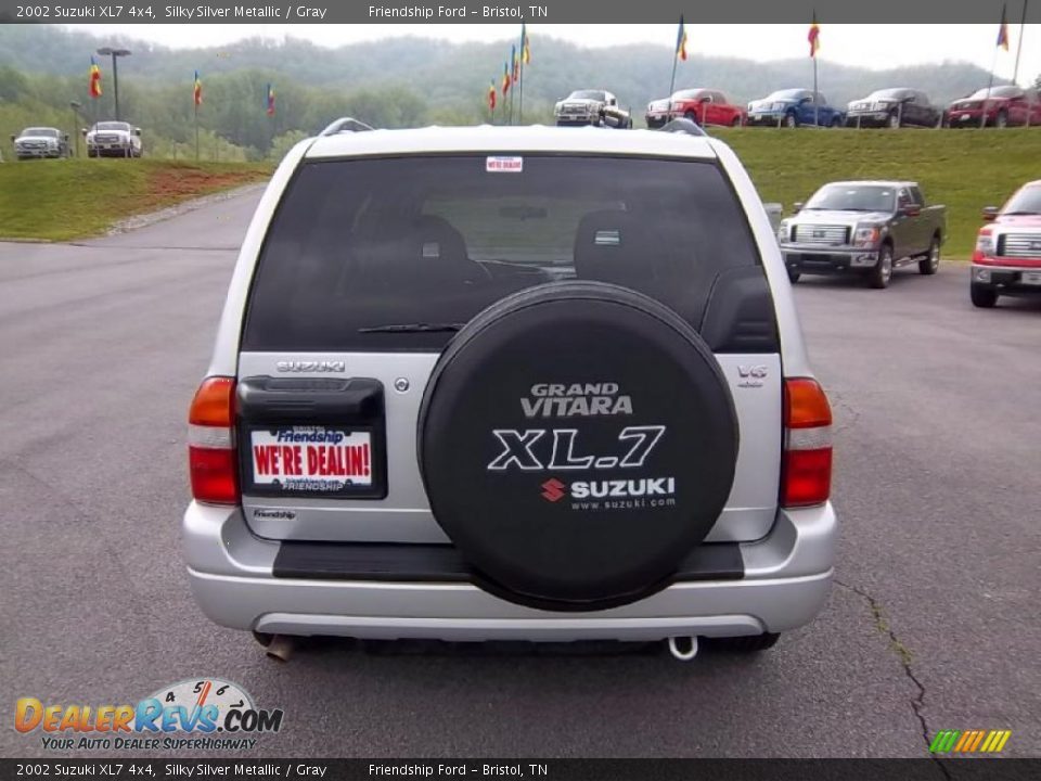 2002 Suzuki XL7 4x4 Silky Silver Metallic / Gray Photo #7