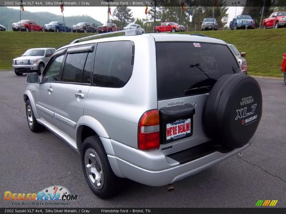 2002 Suzuki XL7 4x4 Silky Silver Metallic / Gray Photo #8