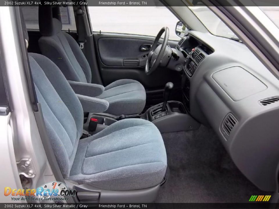 2002 Suzuki XL7 4x4 Silky Silver Metallic / Gray Photo #21