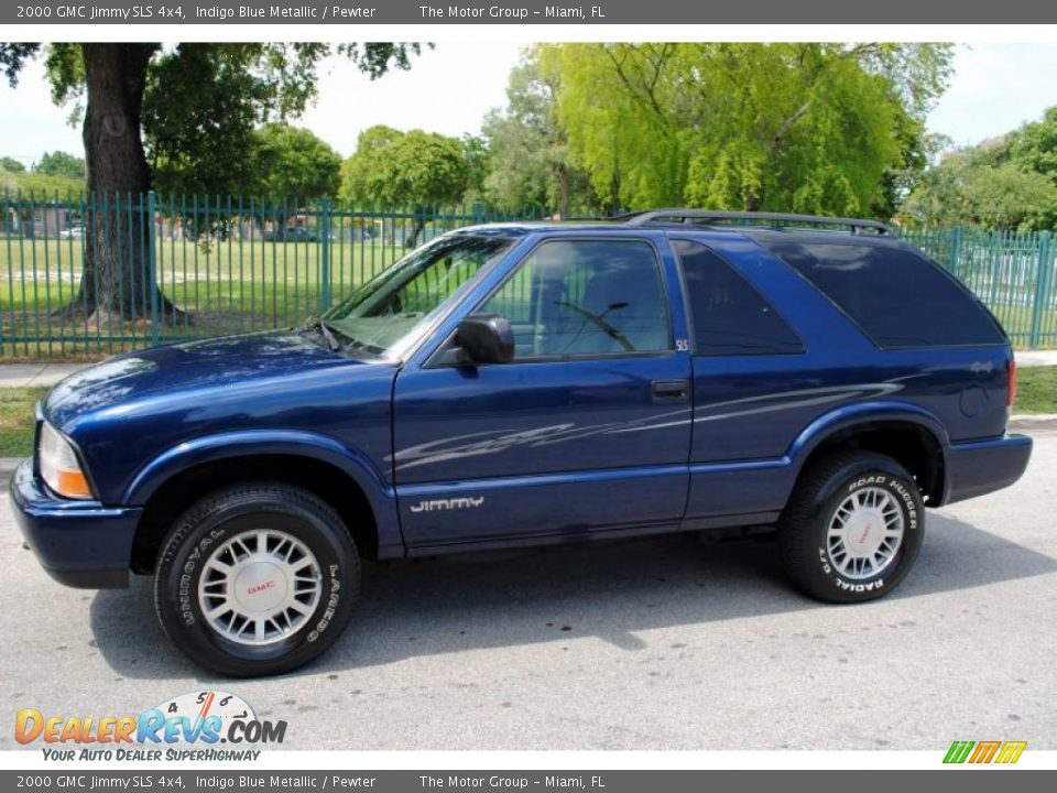 Indigo Blue Metallic 2000 GMC Jimmy SLS 4x4 Photo #2