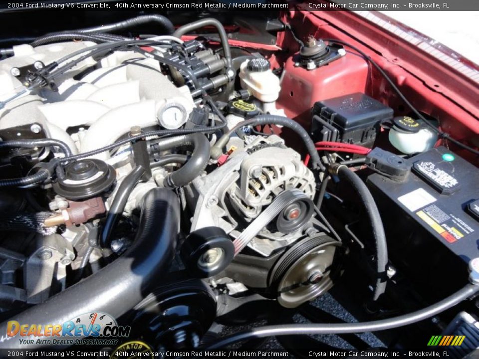 2004 Ford Mustang V6 Convertible 3.8 Liter OHV 12-Valve V6 Engine Photo #20