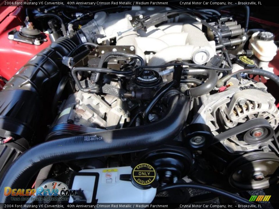 2004 Ford Mustang V6 Convertible 3.8 Liter OHV 12-Valve V6 Engine Photo #22