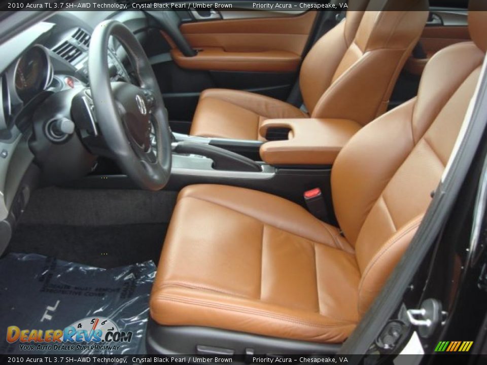 Umber Brown Interior 2010 Acura Tl 3 7 Sh Awd Technology