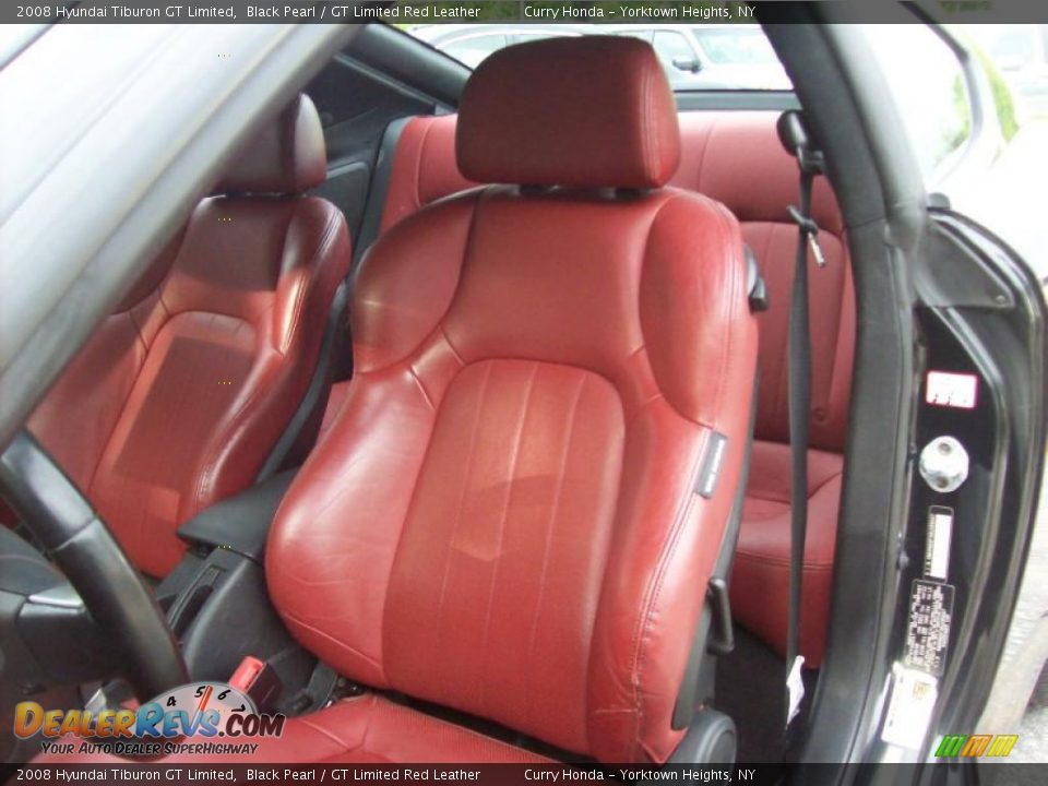 Gt Limited Red Leather Interior 2008 Hyundai Tiburon Gt