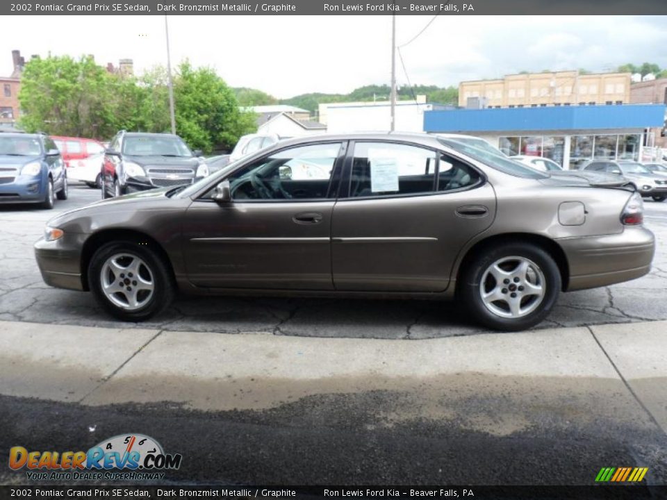 2002 Pontiac Grand Prix SE Sedan Dark Bronzmist Metallic / Graphite Photo #5