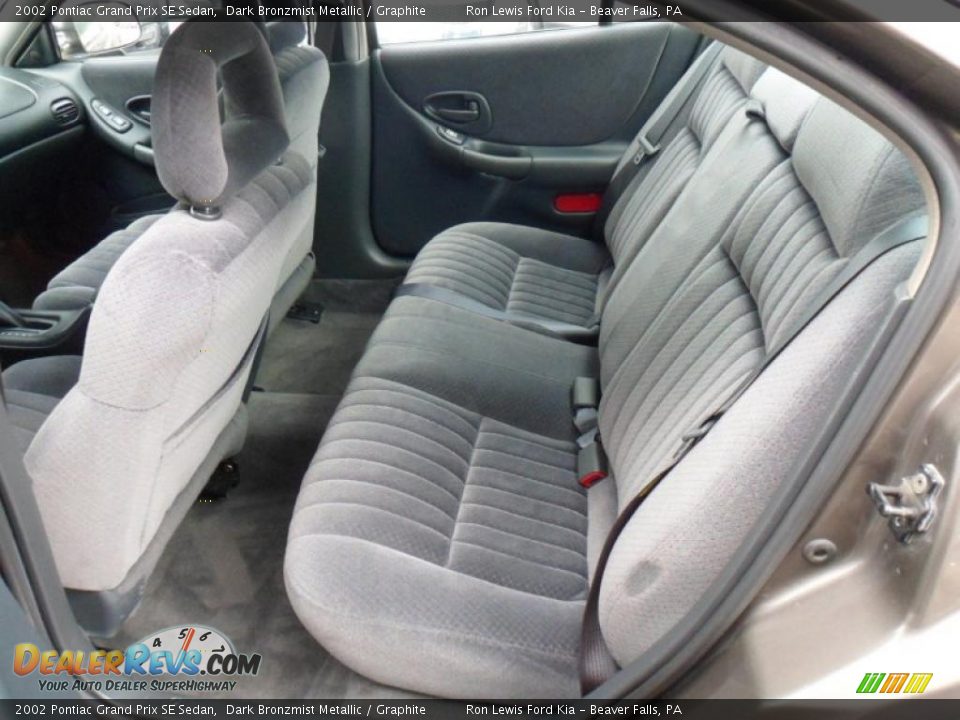 Graphite Interior - 2002 Pontiac Grand Prix SE Sedan Photo #13