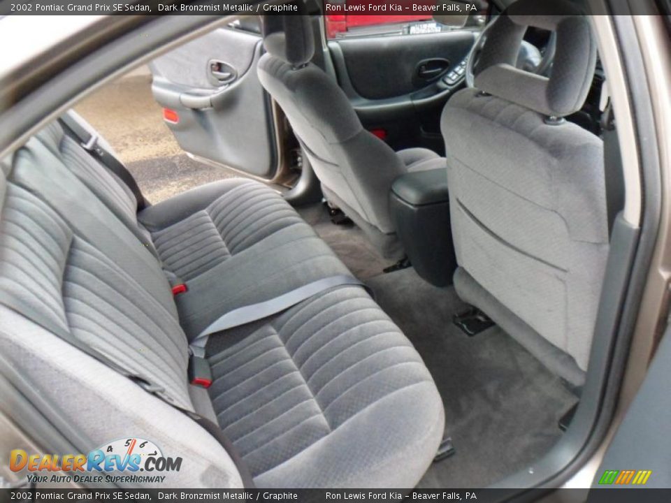 Graphite Interior - 2002 Pontiac Grand Prix SE Sedan Photo #17