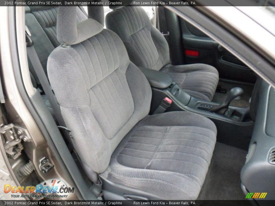 Graphite Interior - 2002 Pontiac Grand Prix SE Sedan Photo #22