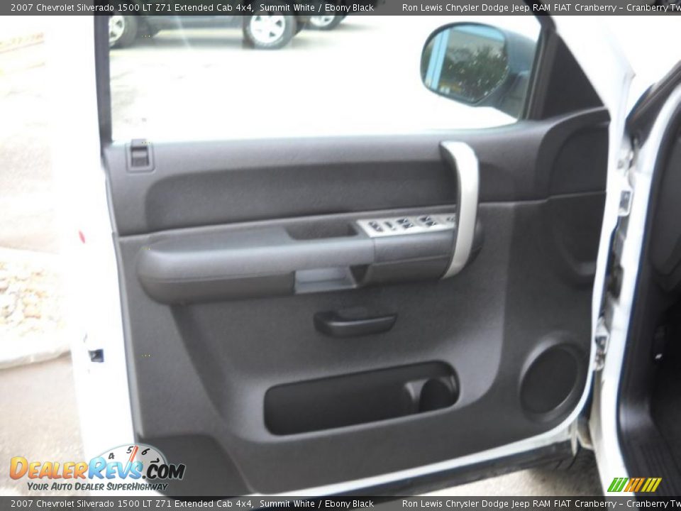 2007 Chevrolet Silverado 1500 LT Z71 Extended Cab 4x4 Summit White / Ebony Black Photo #6