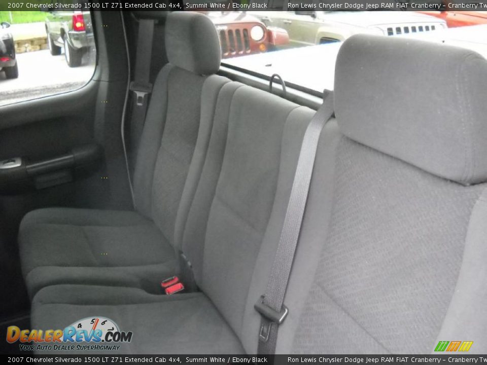 2007 Chevrolet Silverado 1500 LT Z71 Extended Cab 4x4 Summit White / Ebony Black Photo #12
