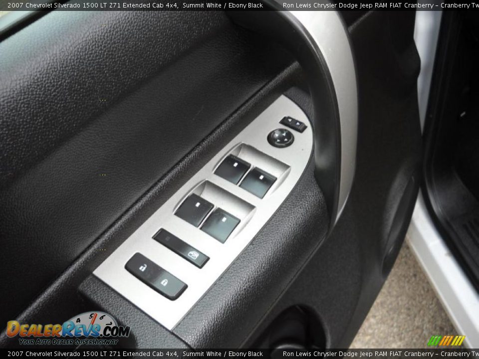 2007 Chevrolet Silverado 1500 LT Z71 Extended Cab 4x4 Summit White / Ebony Black Photo #21