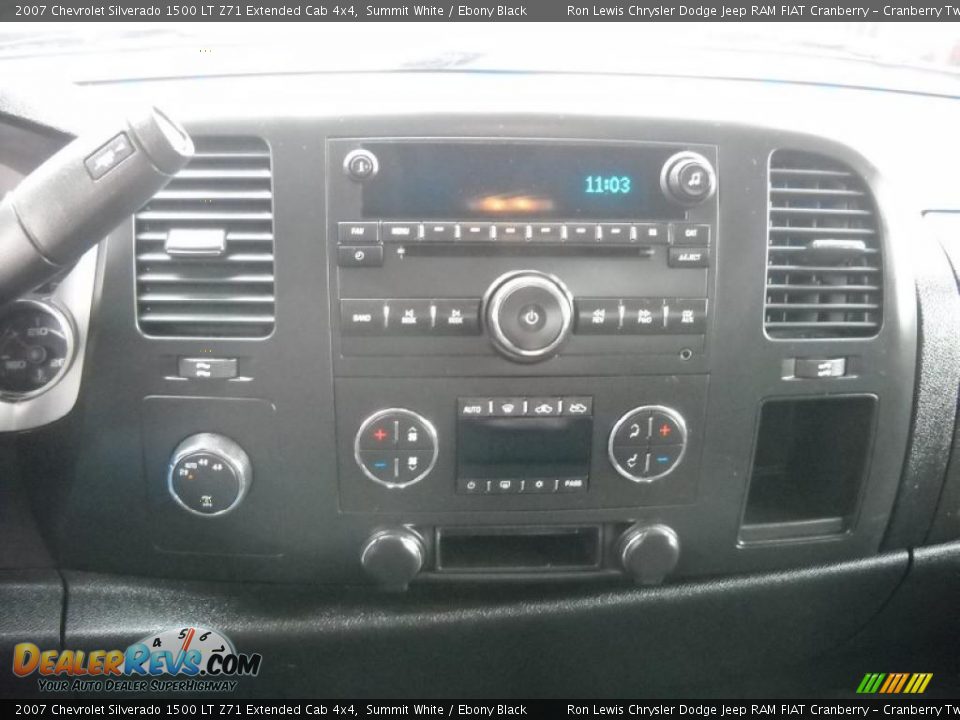 2007 Chevrolet Silverado 1500 LT Z71 Extended Cab 4x4 Summit White / Ebony Black Photo #22