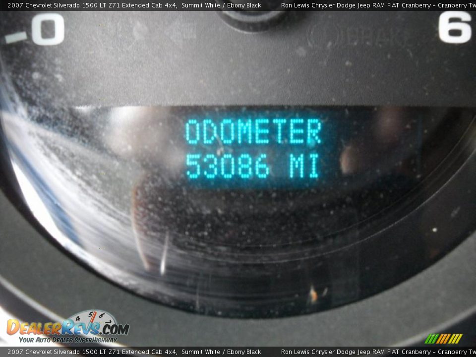 2007 Chevrolet Silverado 1500 LT Z71 Extended Cab 4x4 Summit White / Ebony Black Photo #25