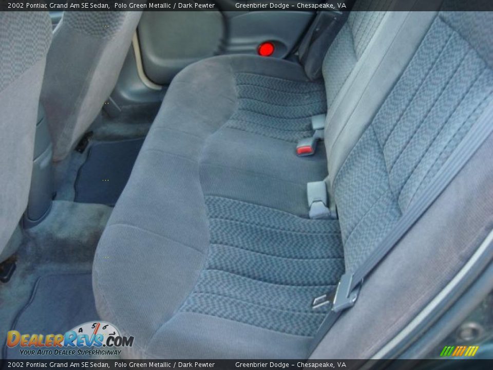 Dark Pewter Interior - 2002 Pontiac Grand Am SE Sedan Photo #8