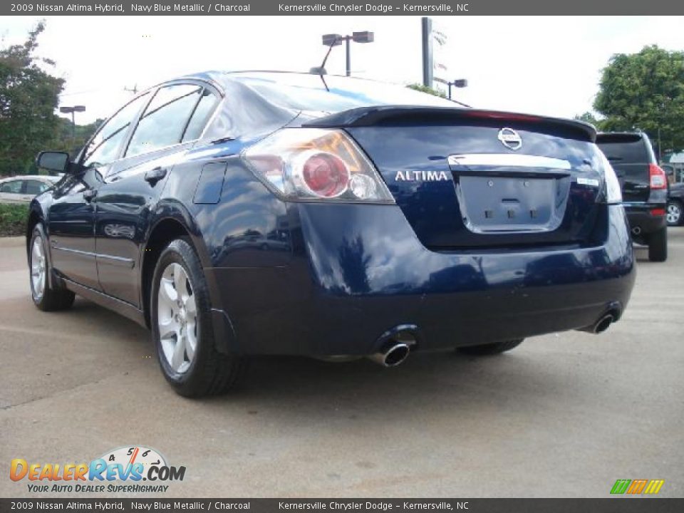 2009 Nissan Altima Hybrid Navy Blue Metallic / Charcoal Photo #5