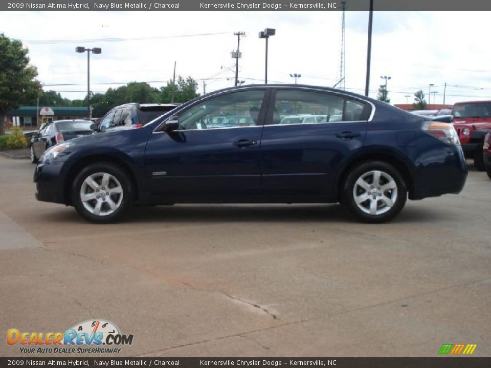 2009 Nissan Altima Hybrid Navy Blue Metallic / Charcoal Photo #6