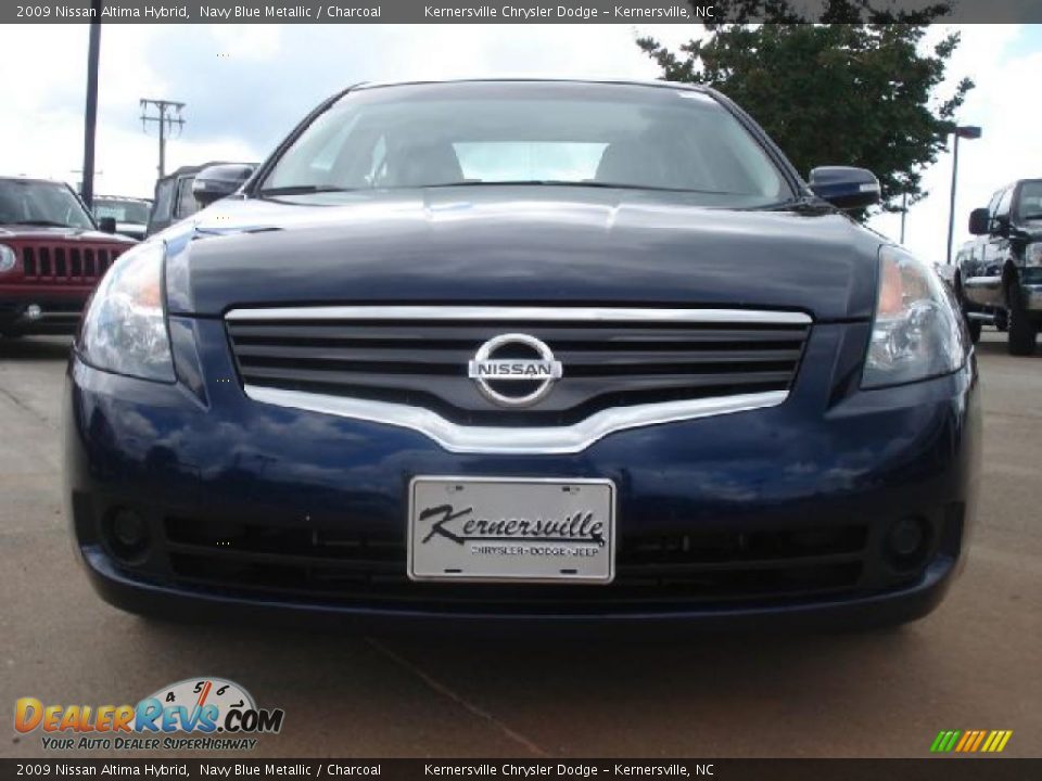 2009 Nissan Altima Hybrid Navy Blue Metallic / Charcoal Photo #8