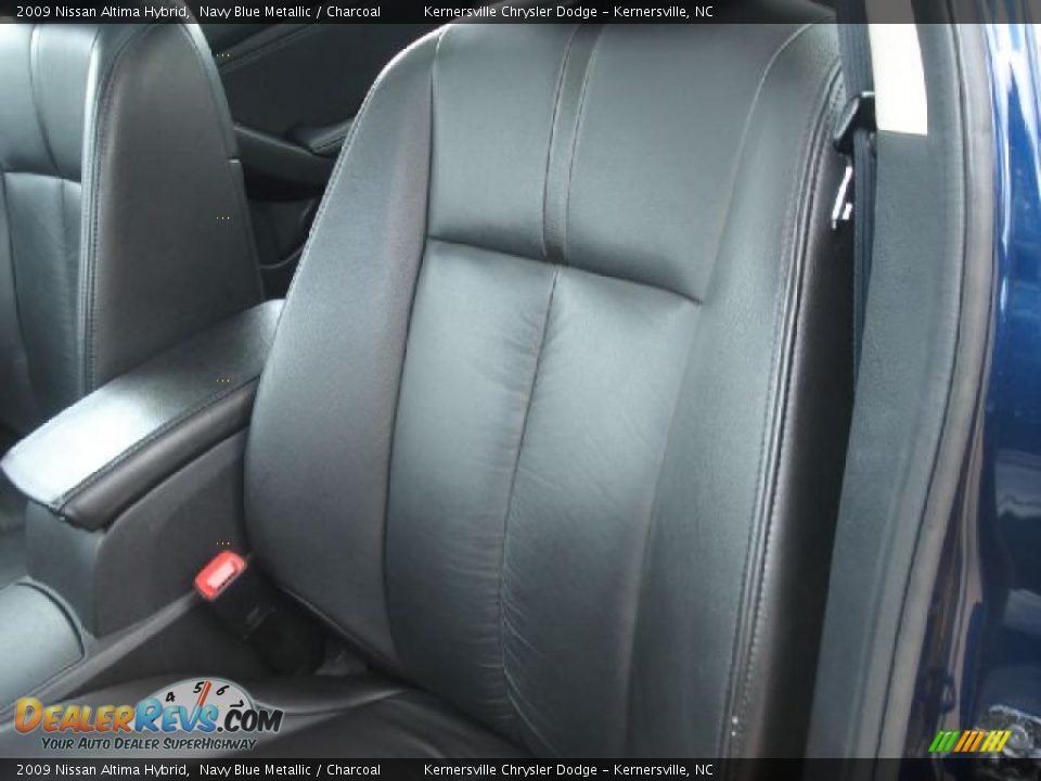 2009 Nissan Altima Hybrid Navy Blue Metallic / Charcoal Photo #9