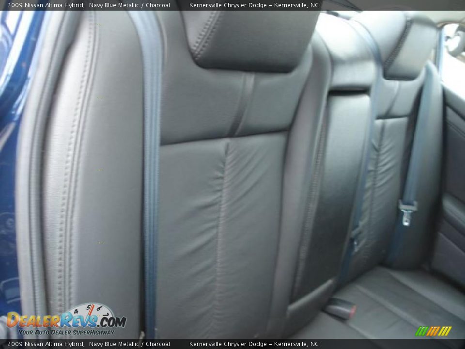 2009 Nissan Altima Hybrid Navy Blue Metallic / Charcoal Photo #14