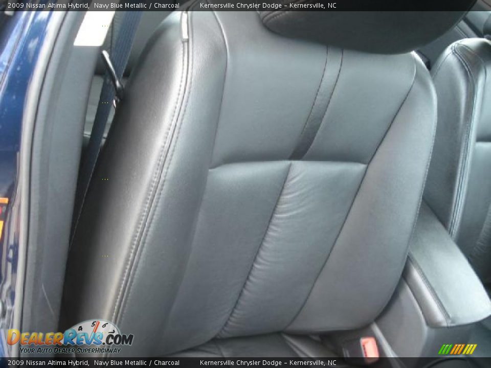 2009 Nissan Altima Hybrid Navy Blue Metallic / Charcoal Photo #16