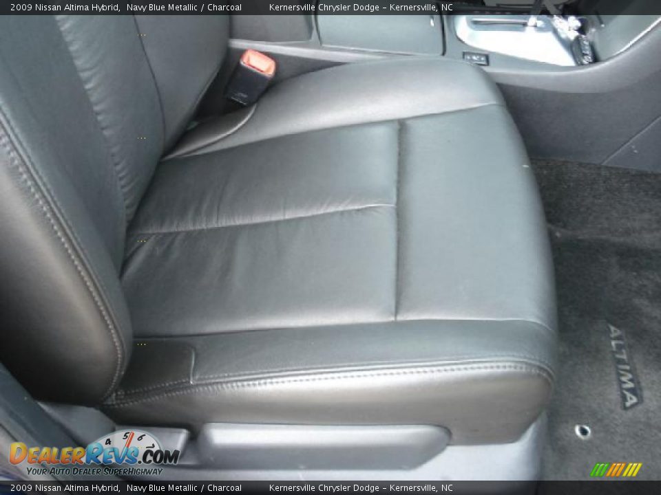 2009 Nissan Altima Hybrid Navy Blue Metallic / Charcoal Photo #17