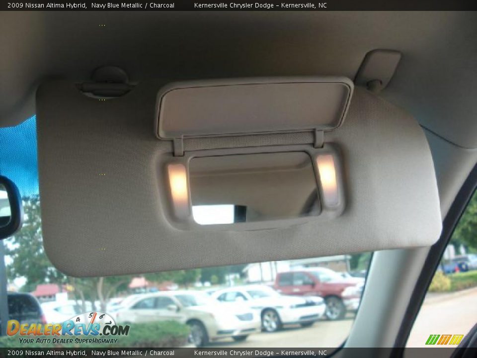 2009 Nissan Altima Hybrid Navy Blue Metallic / Charcoal Photo #18