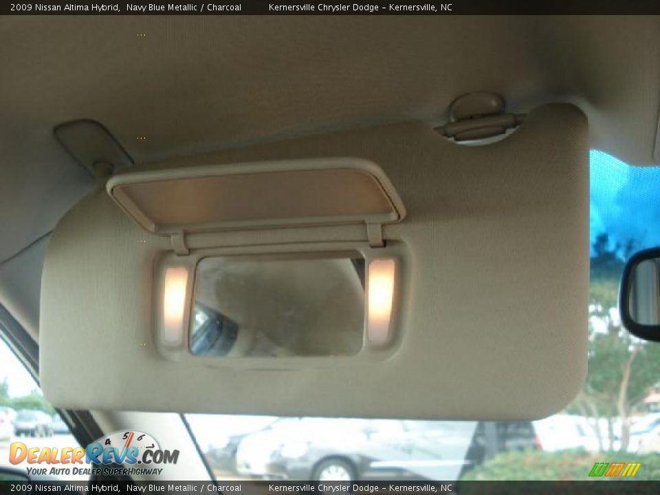 2009 Nissan Altima Hybrid Navy Blue Metallic / Charcoal Photo #19