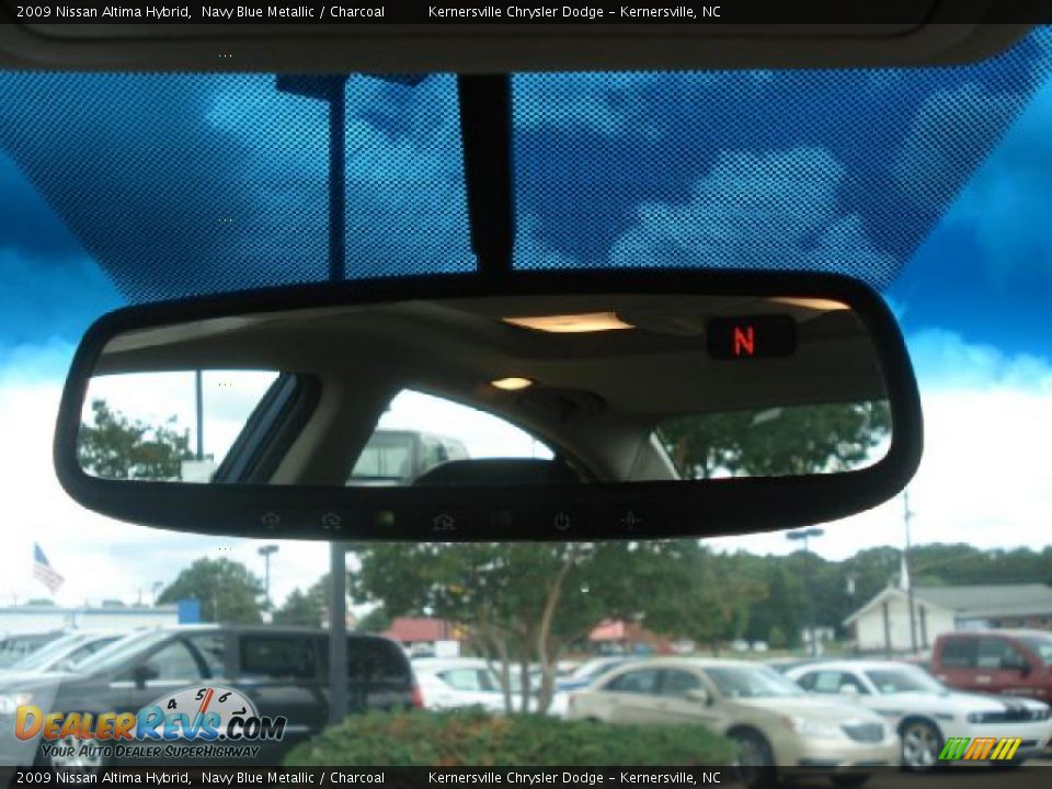 2009 Nissan Altima Hybrid Navy Blue Metallic / Charcoal Photo #20