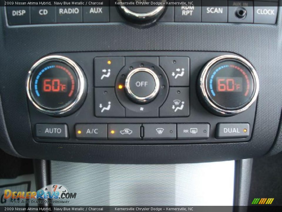 2009 Nissan Altima Hybrid Navy Blue Metallic / Charcoal Photo #22
