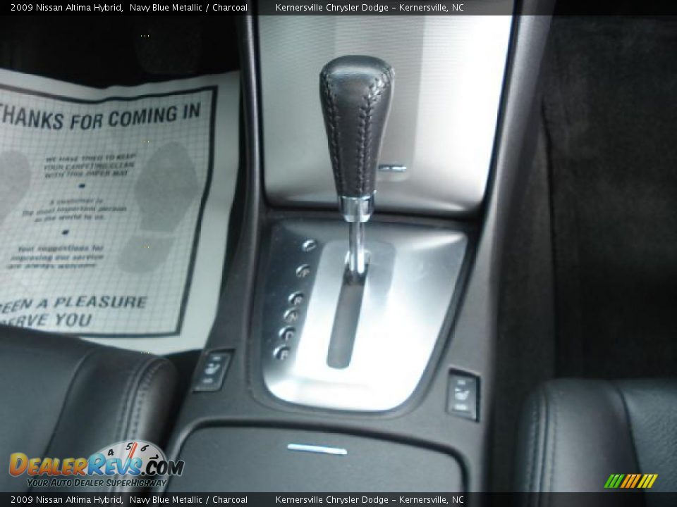 2009 Nissan Altima Hybrid Navy Blue Metallic / Charcoal Photo #23
