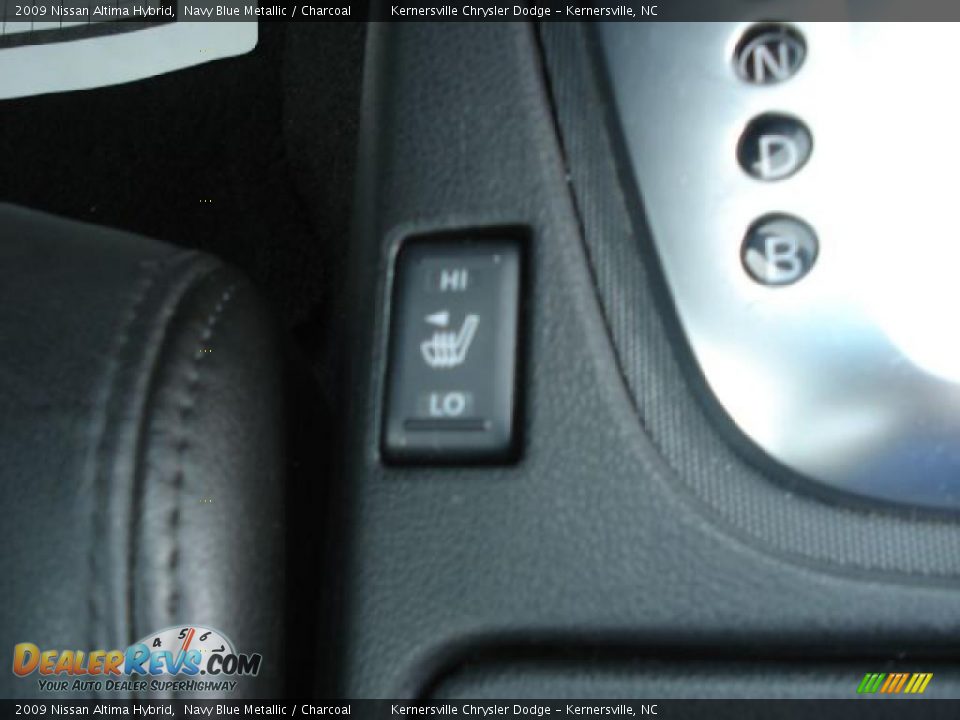 2009 Nissan Altima Hybrid Navy Blue Metallic / Charcoal Photo #24