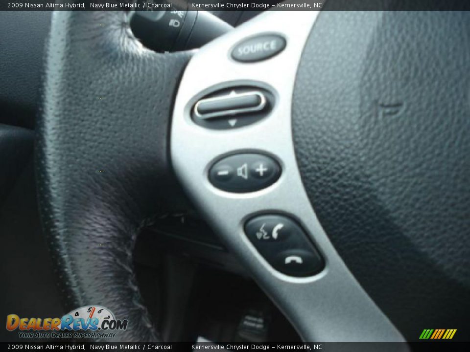 2009 Nissan Altima Hybrid Navy Blue Metallic / Charcoal Photo #27