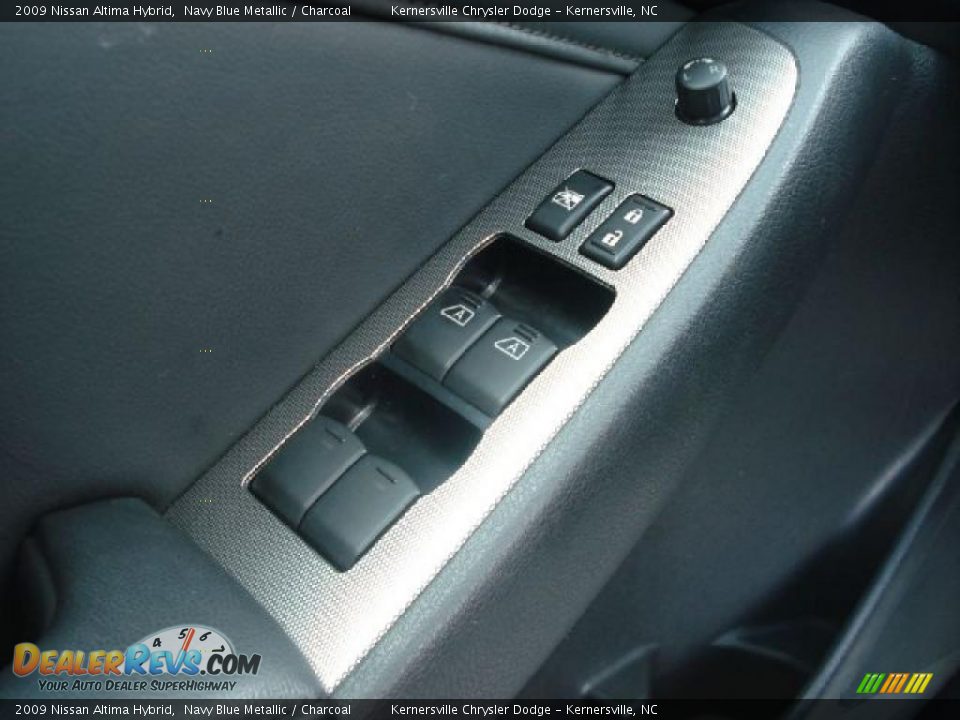 2009 Nissan Altima Hybrid Navy Blue Metallic / Charcoal Photo #28