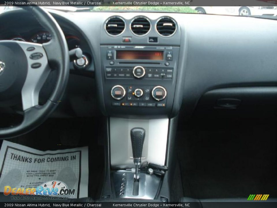 2009 Nissan Altima Hybrid Navy Blue Metallic / Charcoal Photo #29