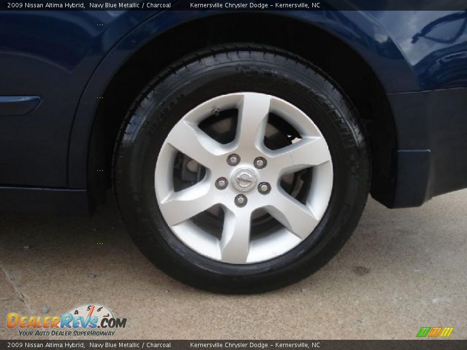 2009 Nissan Altima Hybrid Navy Blue Metallic / Charcoal Photo #31