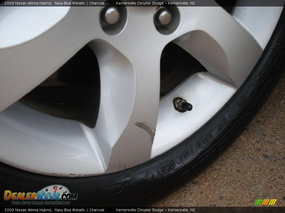 2009 Nissan Altima Hybrid Navy Blue Metallic / Charcoal Photo #32