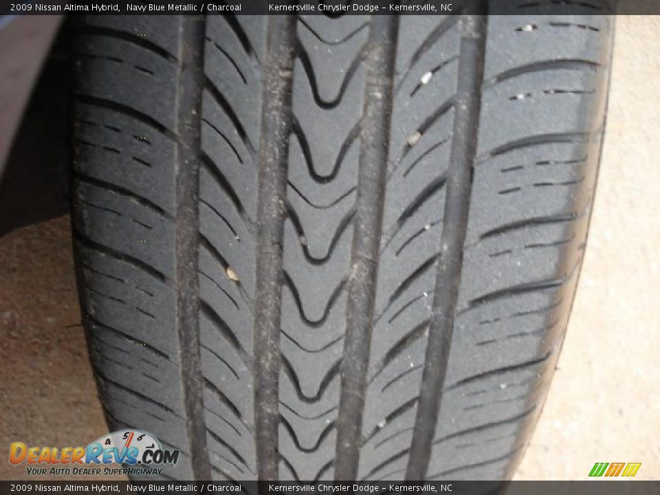 2009 Nissan Altima Hybrid Navy Blue Metallic / Charcoal Photo #33