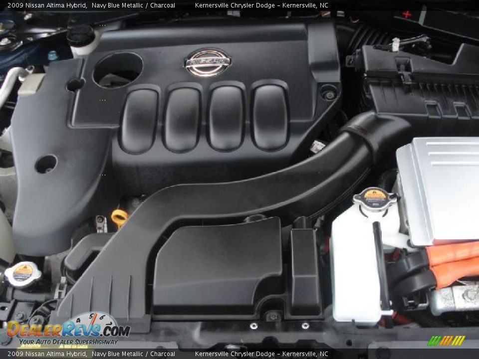 2009 Nissan Altima Hybrid Navy Blue Metallic / Charcoal Photo #34
