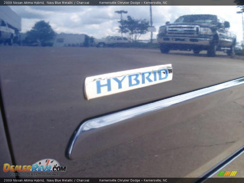 2009 Nissan Altima Hybrid Navy Blue Metallic / Charcoal Photo #36